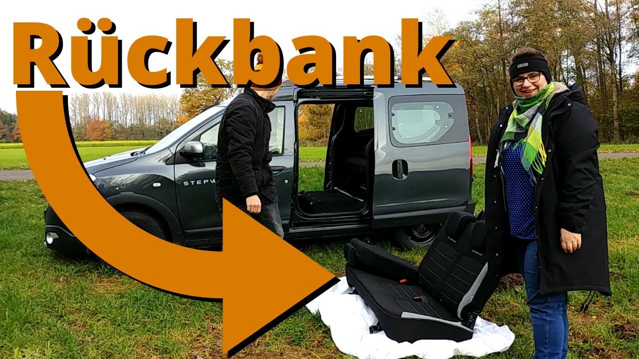 RÜCKBANK RAUS im Dacia Dokker! Campal Campingbox ohne Rückbank nutzen. Rücksitze ausbauen im Dokker