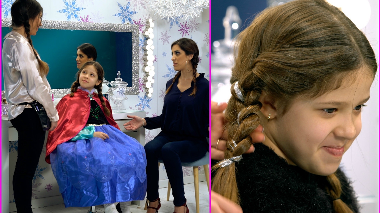 TUTORIAL DISNEY FROZEN: La TRECCIA GHIACCIO di ANNA con Angelica Massera! #4 | Adriana Spink