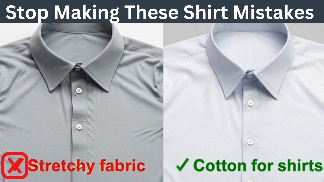 7 Common Mistakes to Avoid When Sewing A Shirt (Beginner Friendly)