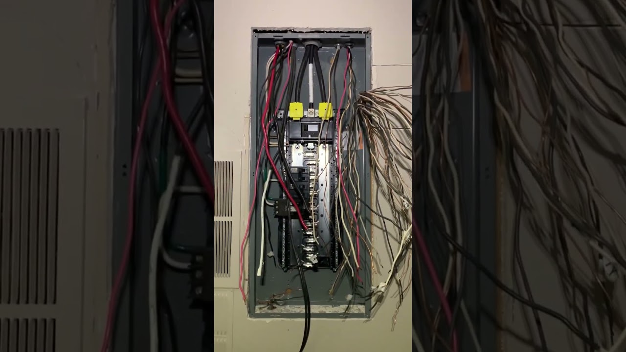 Electrical panel changeout. #electrician #electricity #new #ocd #diy # #construction