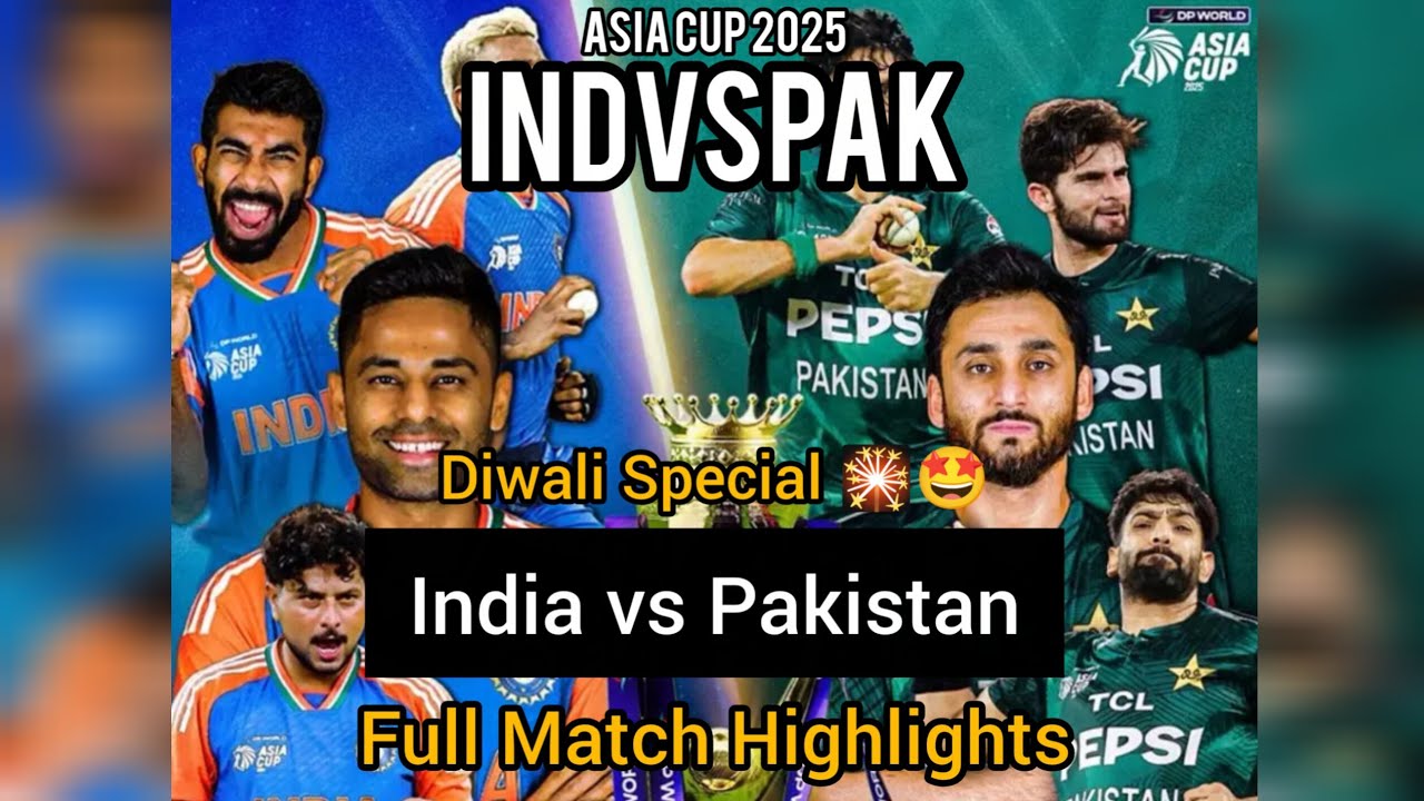 🇮🇳 India vs Pakistan Asia Cup 2025 &ndash; Full Match Highlights | Epic Clash of Rivals 🏆🔥