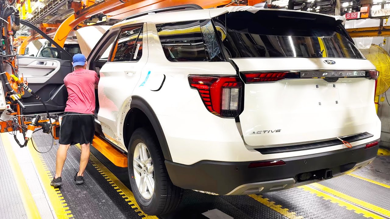 2025 Ford Explorer Factory Tour in the USA – Assembly & Shipping!
