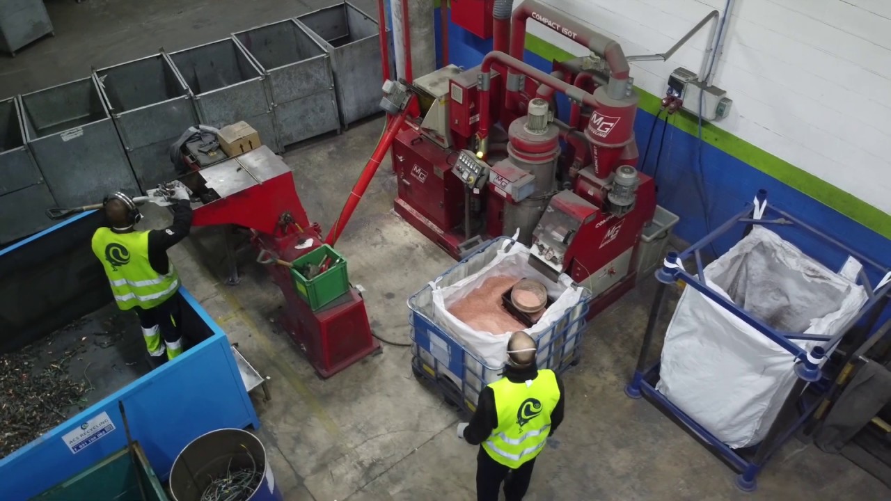 TRATAMIENTO MECÁNICO en el Reciclaje de RAEE | ACS Recycling