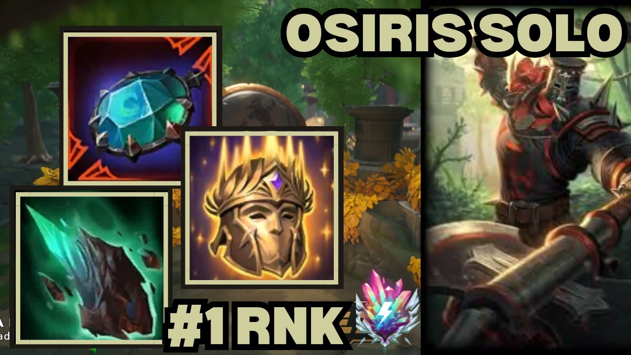 #1 IN RANKED!! - Osiris Solo Deity Smite 2 Gameplay