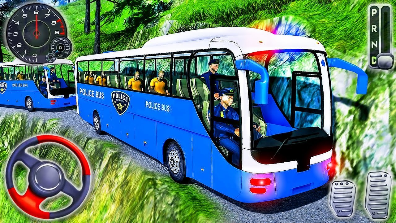 Prisoner Transport Bus Simulator 3D - Police Bus Service Driver - Android Gameplay - android12games