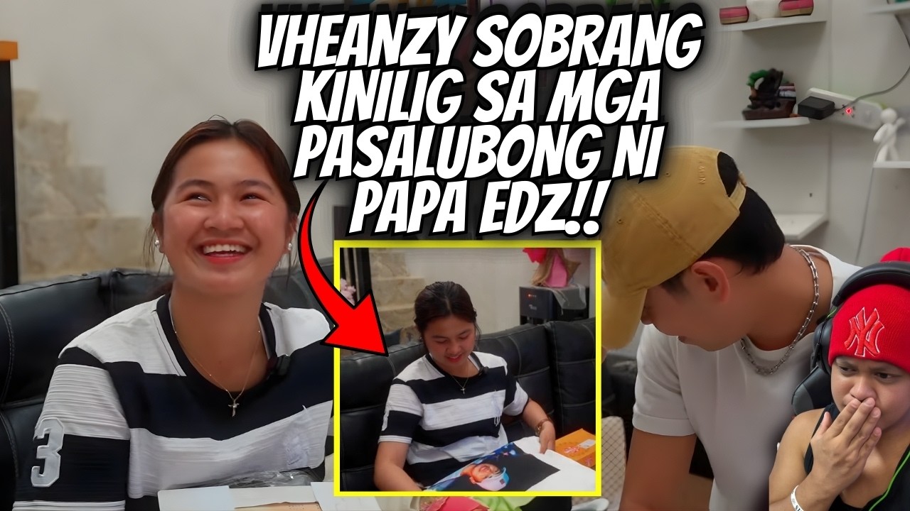 ⭕️HALA‼️VHEANZY SOBRANG KINILIG SA MGA PASALUBONG NI PAPA EDZ! DAMAY DAMAY NA TO!