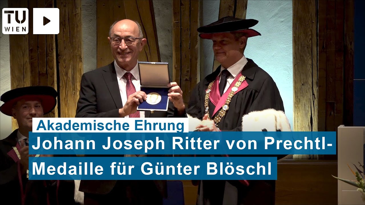 Johann Joseph Ritter von Prechtl-Medaille für Günter Blöschl