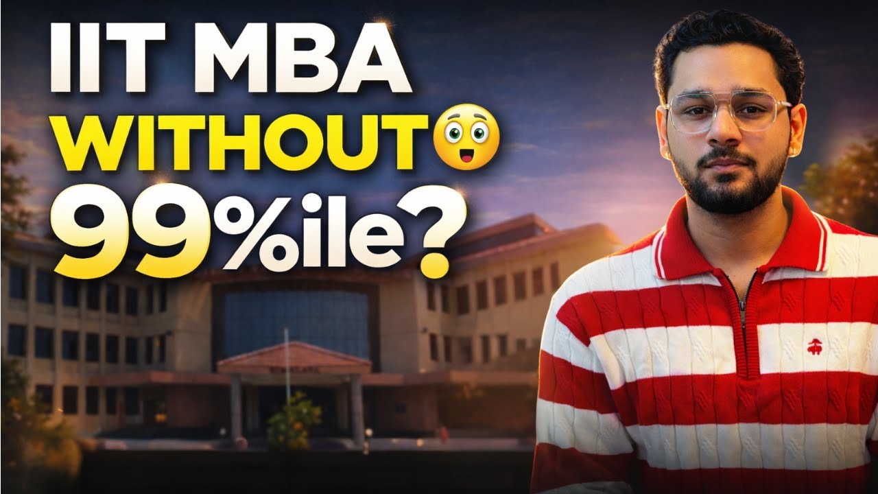 IITs At Low CAT % ile | MBA From IIT | MBA From IIT vs IIM #mba #iim