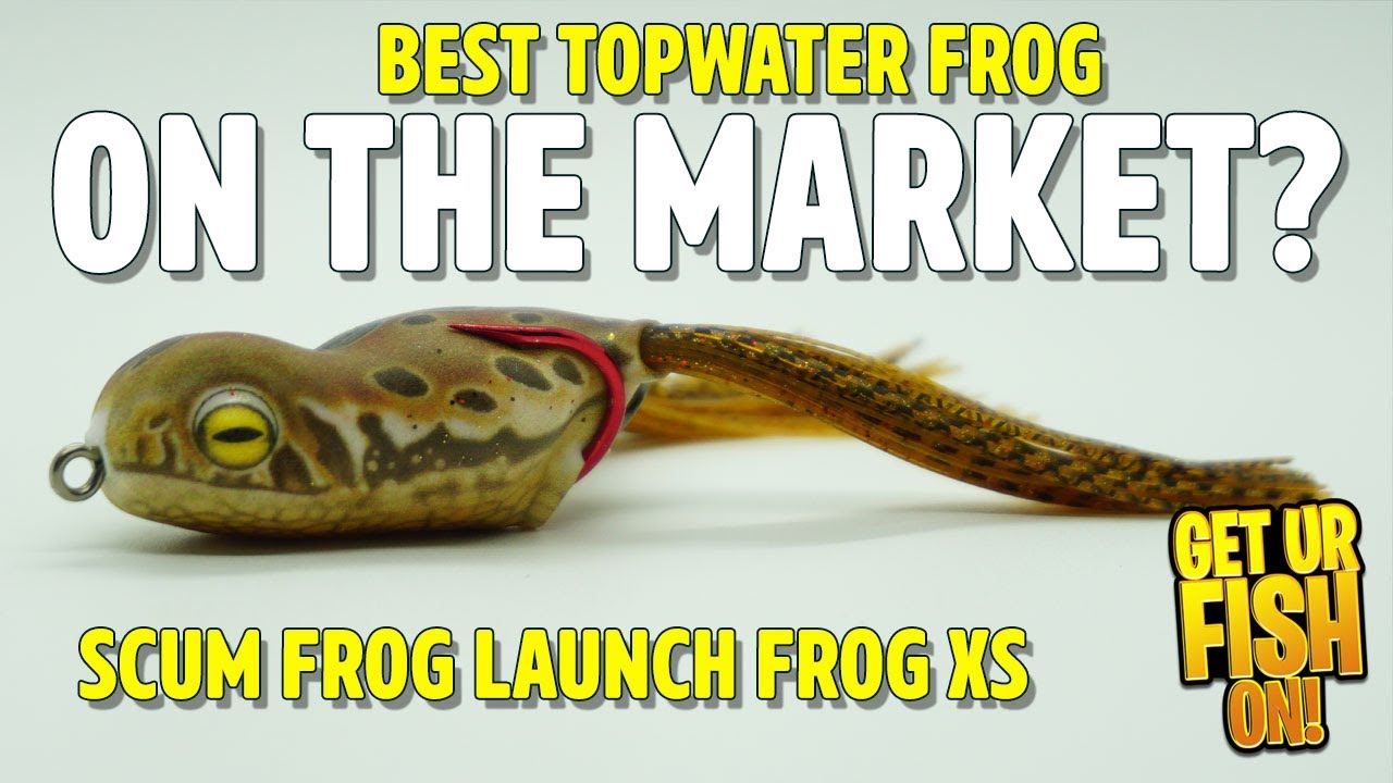 SOFTEST MOST COLLAPSIBLE Bass Fishing Frog: Scum Frog Launch XS