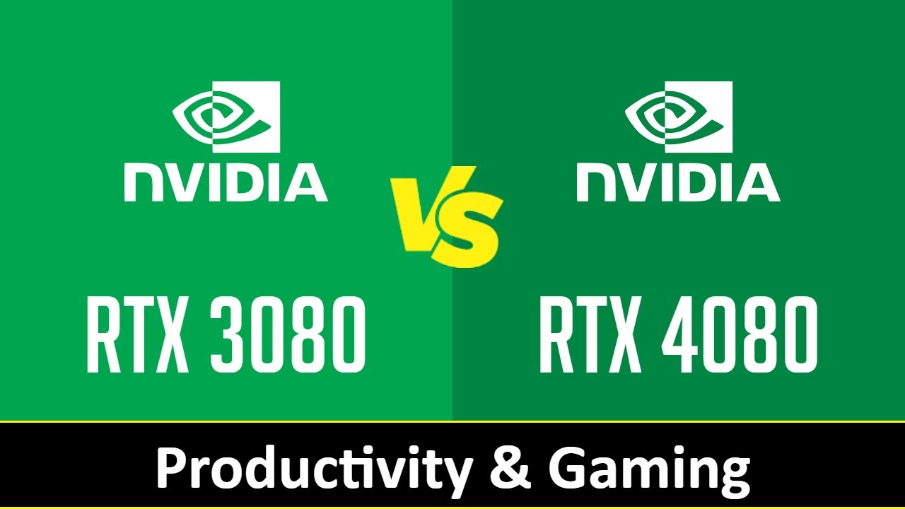nVidia GeForce RTX 3080  vs nVidia GeForce RTX 4080 - Productivity & Gaming (Core i9 13900K)