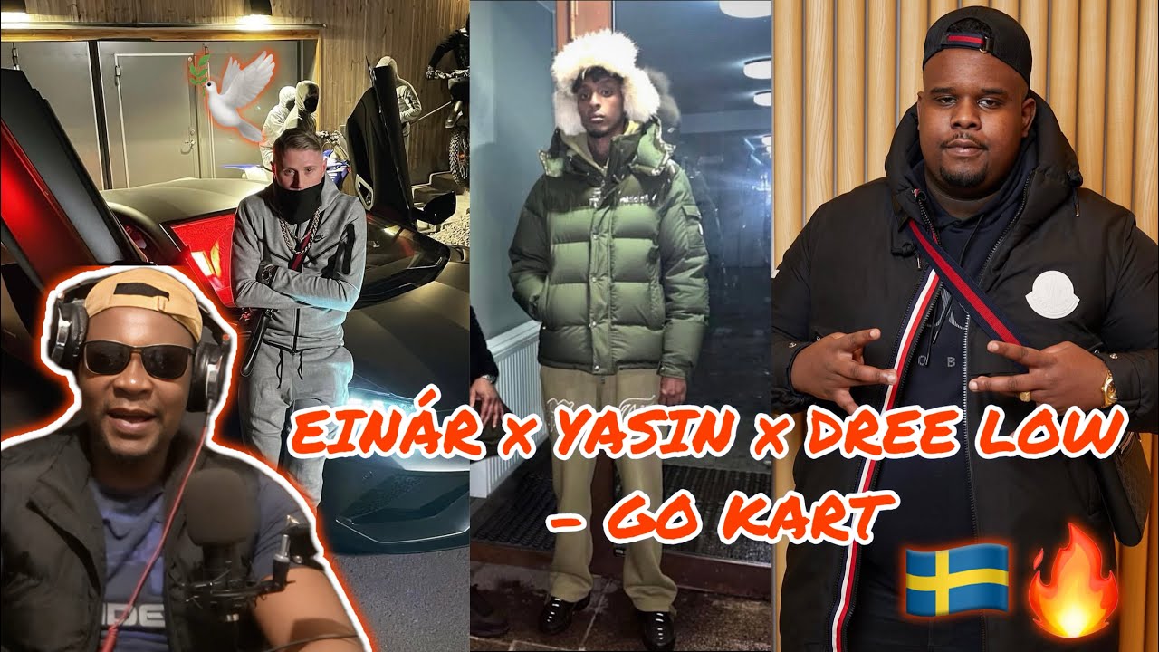 SWEDISH RAP REACTION 🇸🇪| EINÁR x YASIN x DREE LOW - GO KART (ENGLISH SUBTITLES)🔥