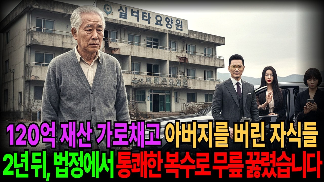 120억 재산 빼앗고 아버지를 요양원에 버린 자식들, 2년 뒤 법정에서 통쾌한 복수에 자식들 무릎 꿇리는데