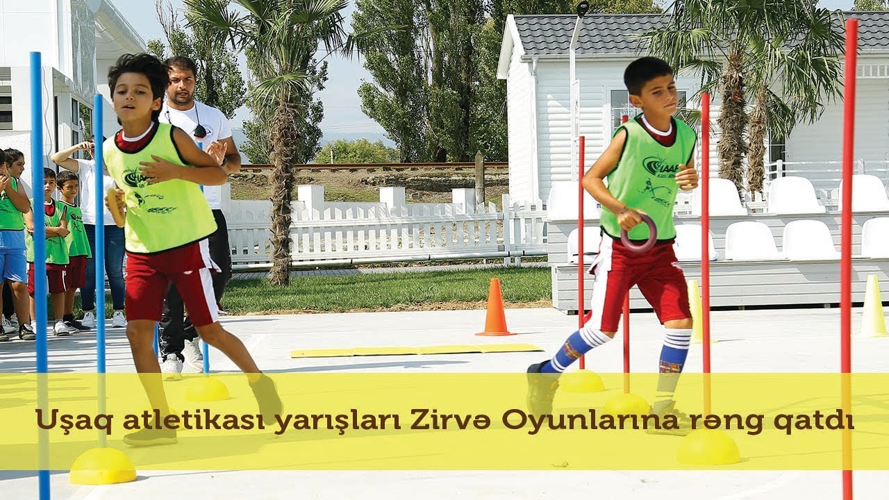 Uşaq atletikası yarışları Zirvə Oyunlarına rəng qatdı