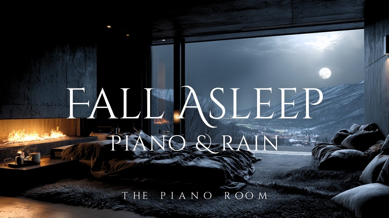 Sleep Music for Deep Sleep 🌙 Soft Piano & Rain Sounds (3 Hours)