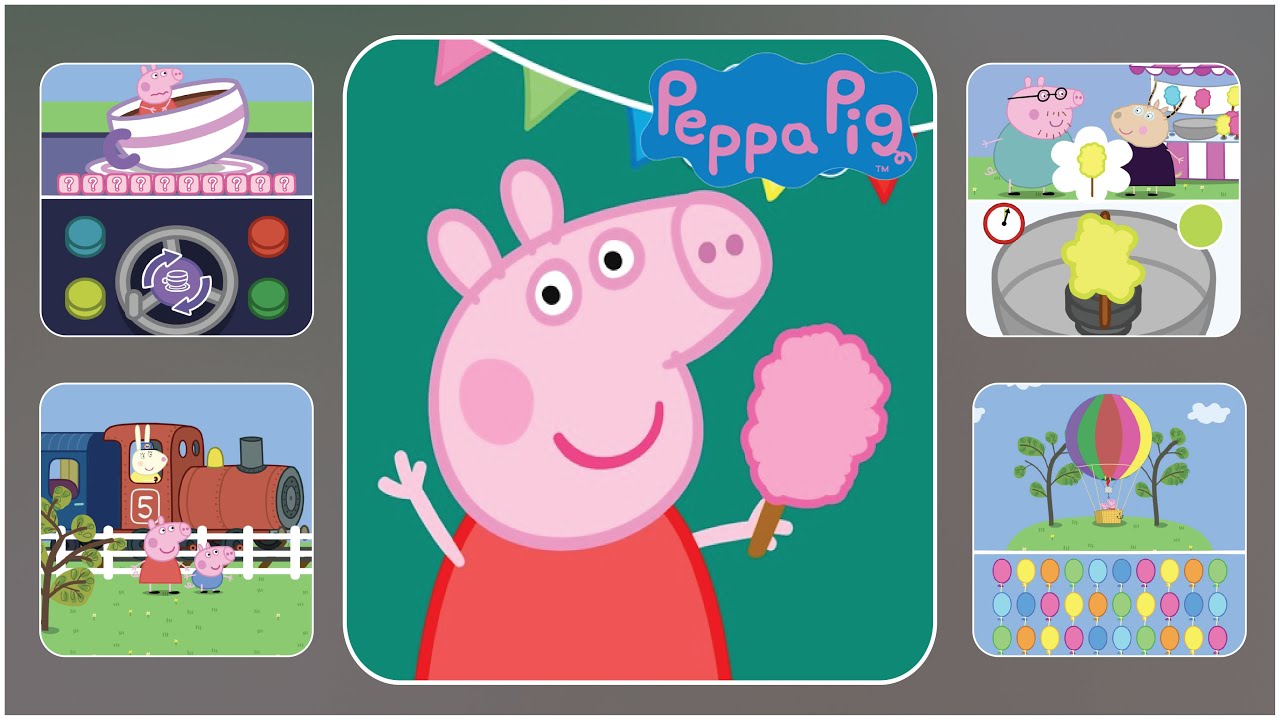 Peppa Pig Fun Fair: Gameplay Walkthrough Part 2 - Full Game (iOS, Android)