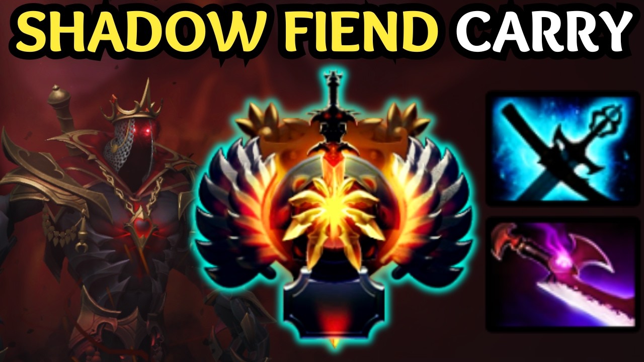 🔥 SHADOW FIEND CARRY DEALS INSANE DAMAGE 🔥 DOTA 2