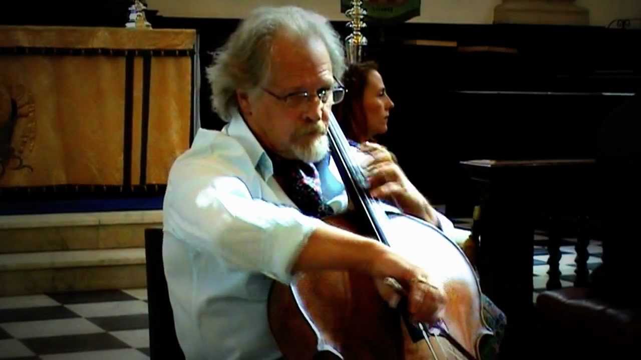 Caix d'Hervelois, Suite ii in D minor (complete) - Ivan Andrews cello Eric Stevens, piano