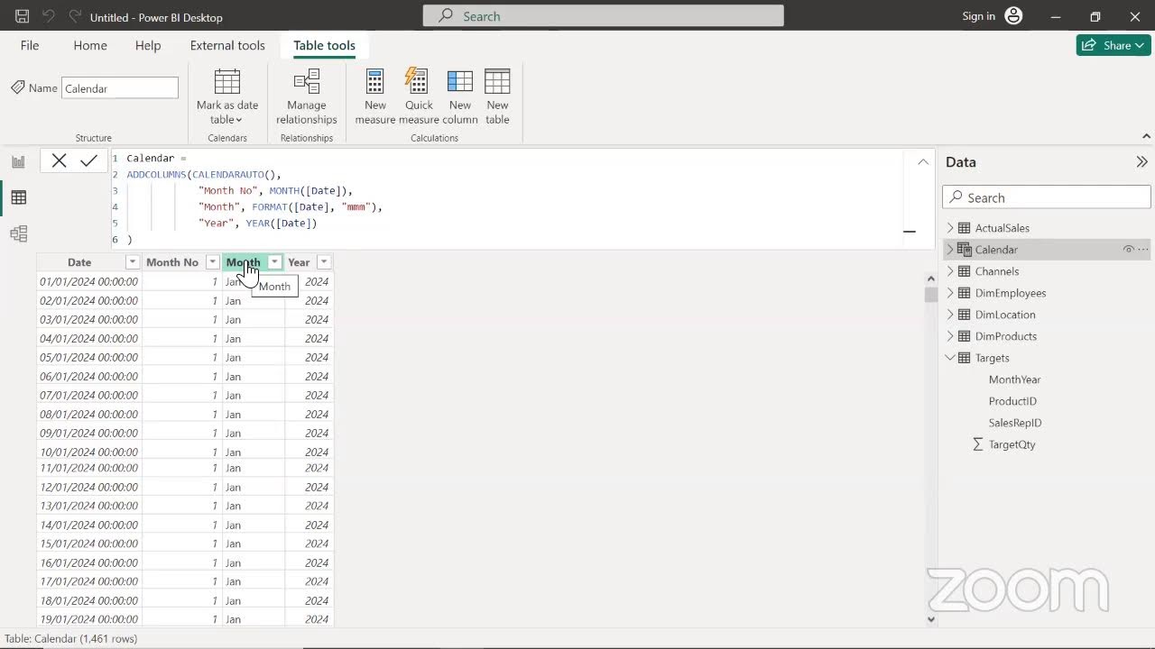 Power BI Developer Internship - Data Modeling with Target Data
