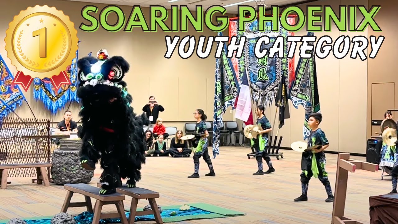 美國翔鳳龍獅會 Soaring Phoenix Lion Dance Youth Team // Phoenix Lion Dance Competition 2024