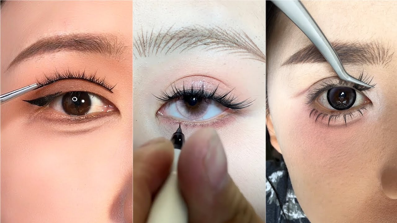 Amazing korean & Chinese eye makeup tutorial 