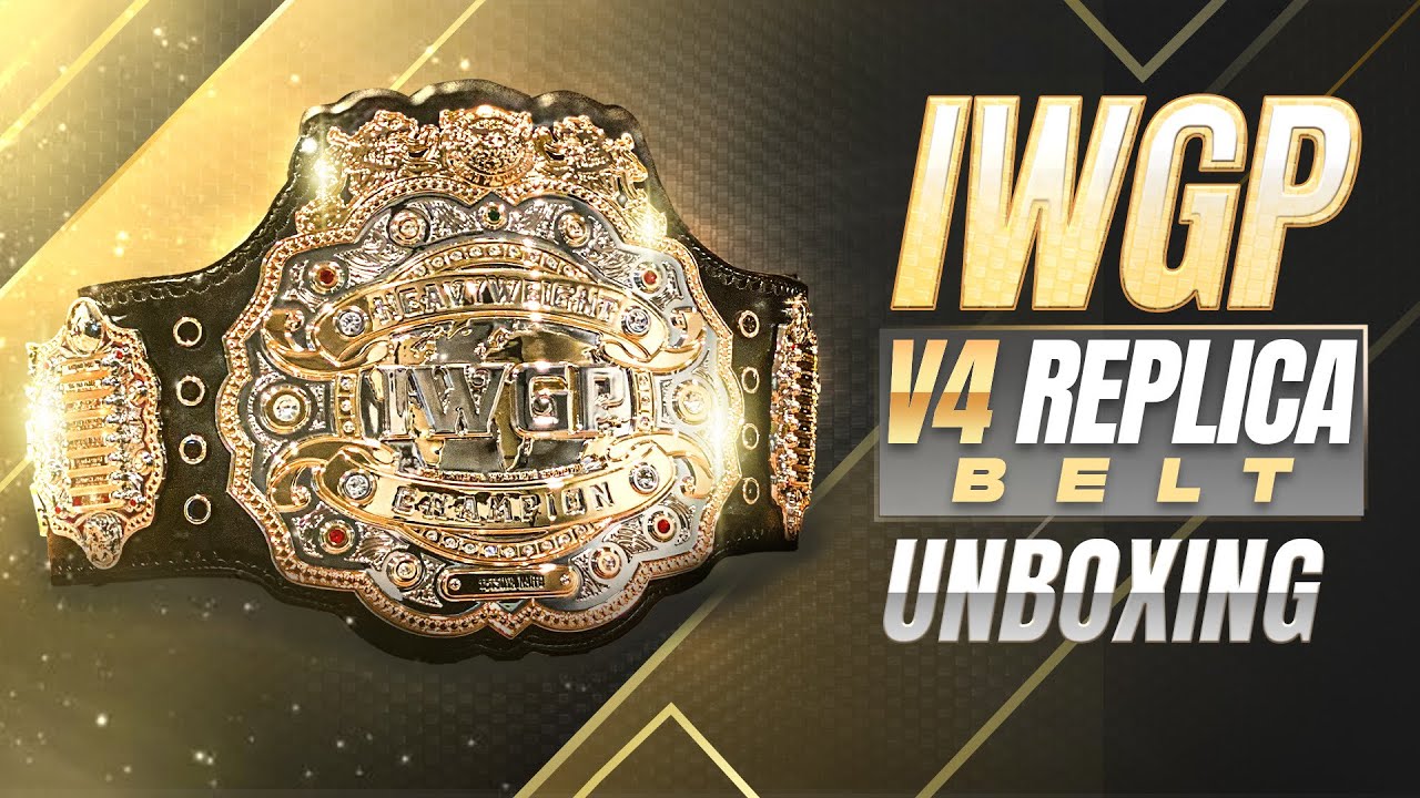 Official NJPW IWGP V4 Heavyweight Championship Replica Unboxing!!!