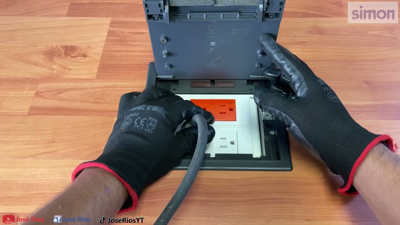 Como Instalar Caja de Suelo para Piso Falso. Simon Serie 