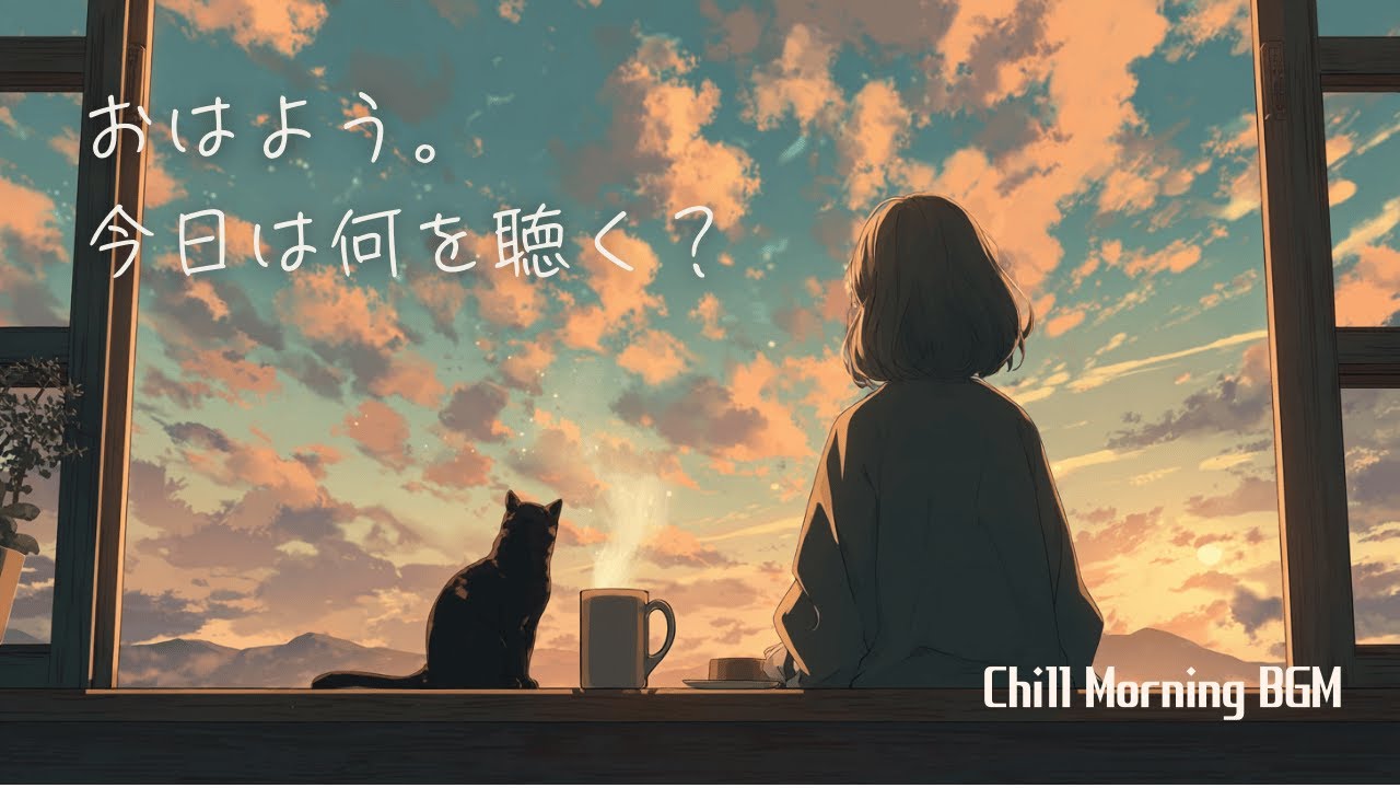 今日も、のんびりいこっか｜猫と私のチルタイム｜Morning Lo-Fi for Focus & Productivity