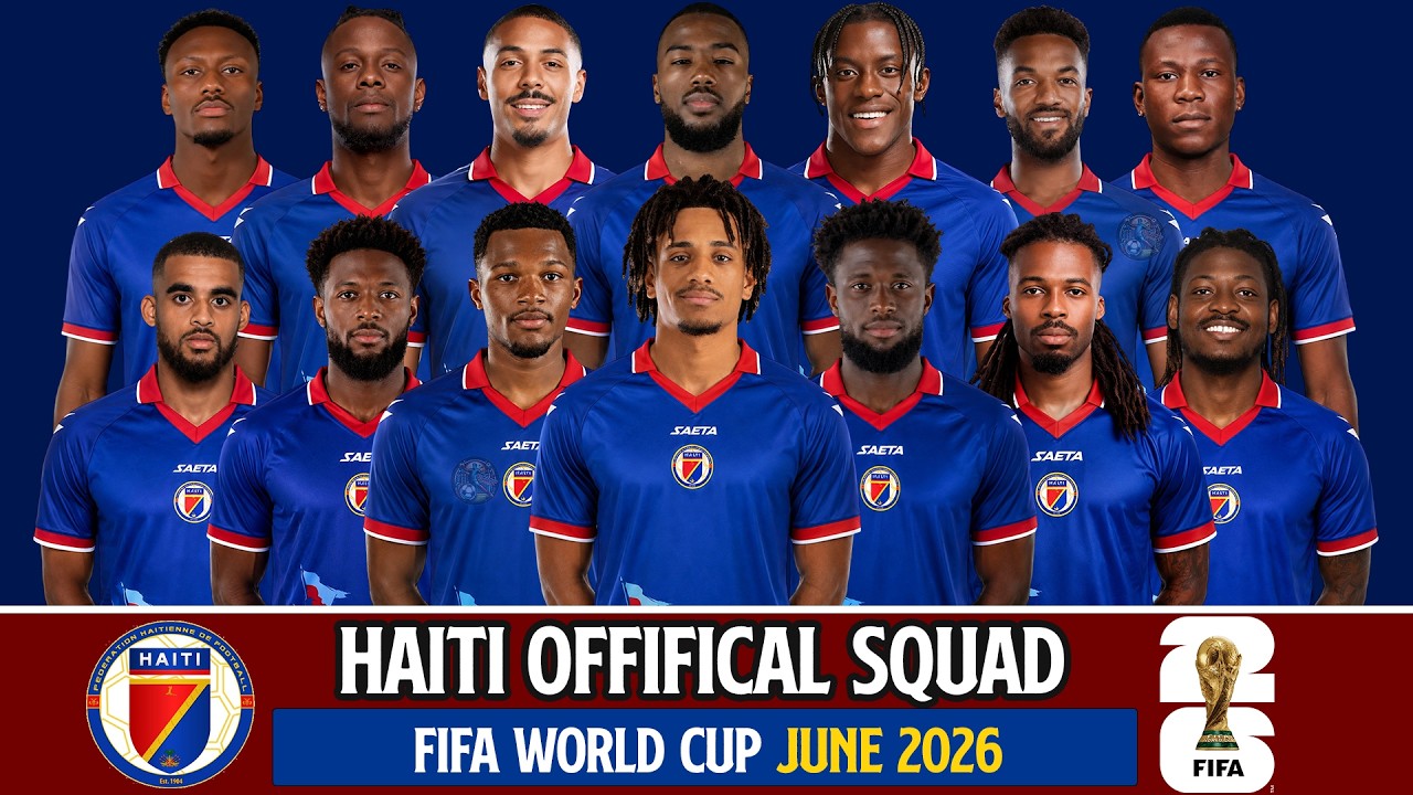 🇭🇹 HAITI Official Squad FIFA World Cup 2026 | Group Stage C | Haiti Squad 2026