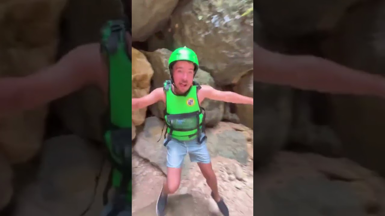 Canyoneering adventure together with my guest si Raul from Portugal 💪✅