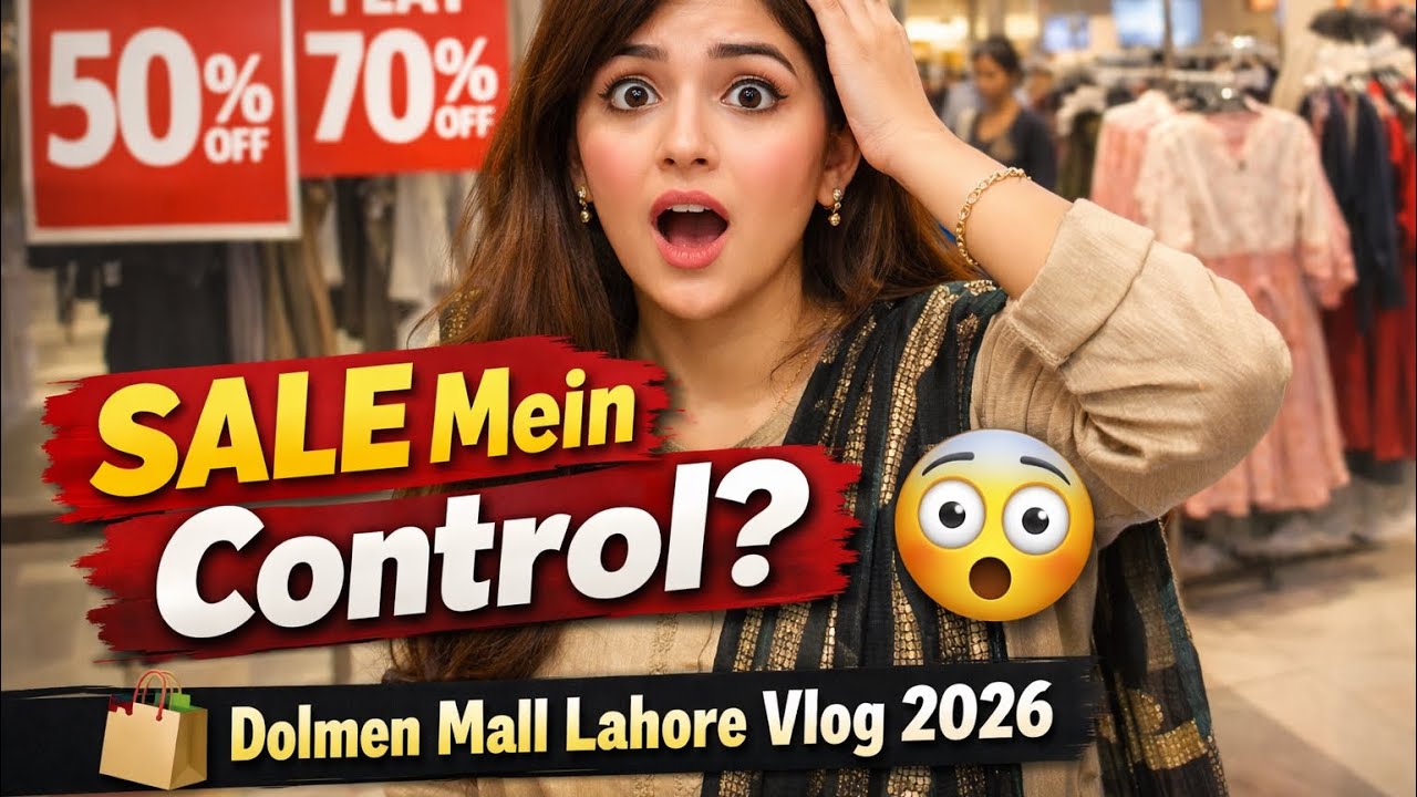 Sale Dekh Kar Control Kaise Karein? | Dolmen Mall Lahore Vlog 2026 🛍️