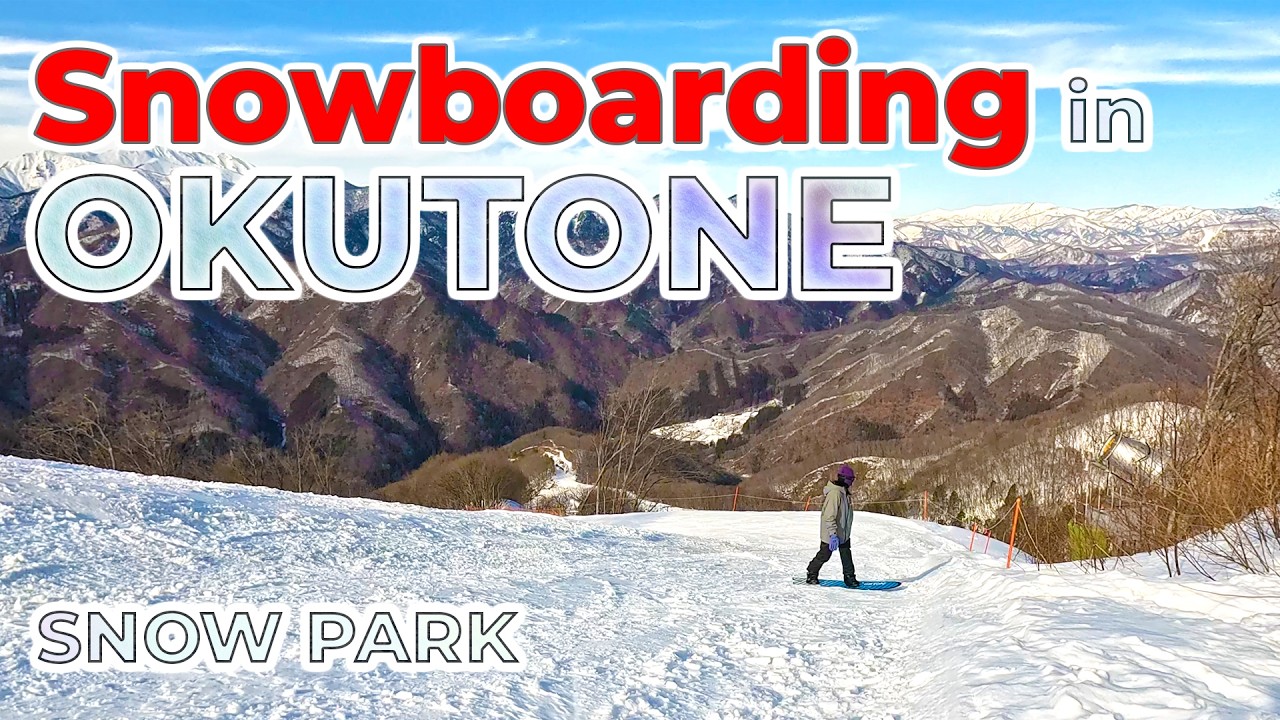 【スノーボード】春の陽気☀️奥利根スノーパーク🏔️コースが楽しい💕