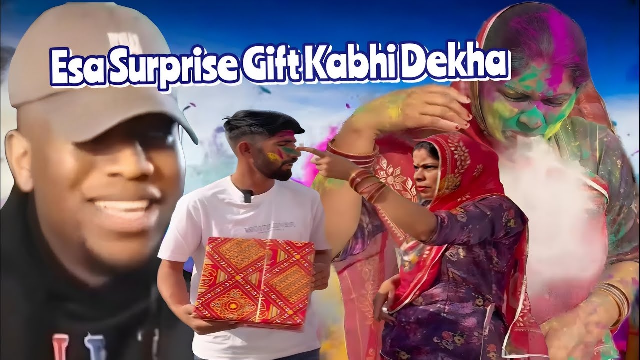 Esa Surprise Gift Kabhi Dekha?😜 Wife Ne Shak Mein Gift Cheen Liya 😳 Aur Phir… Holi Blast Ho Gaya! 💥😂