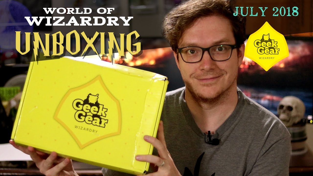 Geek Gear World of Wizardry Hufflepuff Unboxing - July 2018