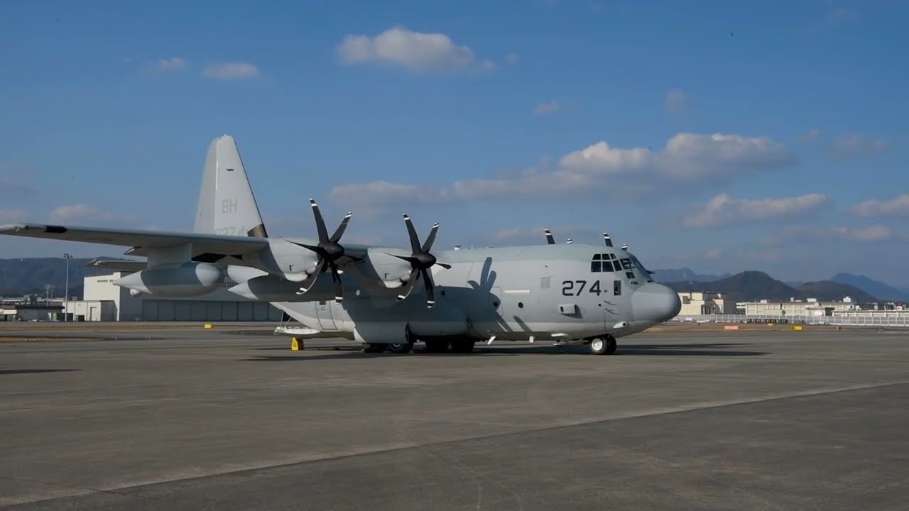 U.S. Marines with (VMGR) 152 depart Japan for Horizon 25 in Arizona