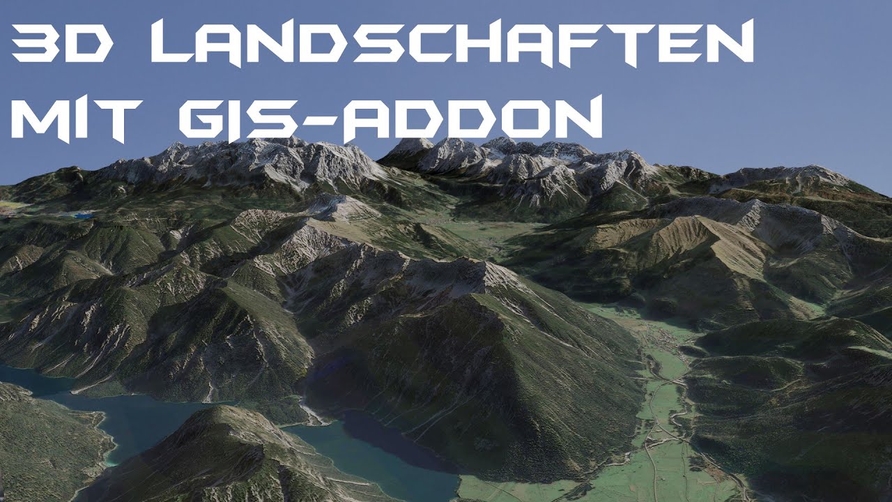 3D Landschaften erstellen mit Blender und GIS-Addon