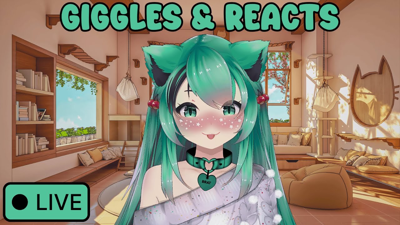 [ENG] Giggles & Reacts With Your Favorite Bratty Gremlin + Games Later 🖤