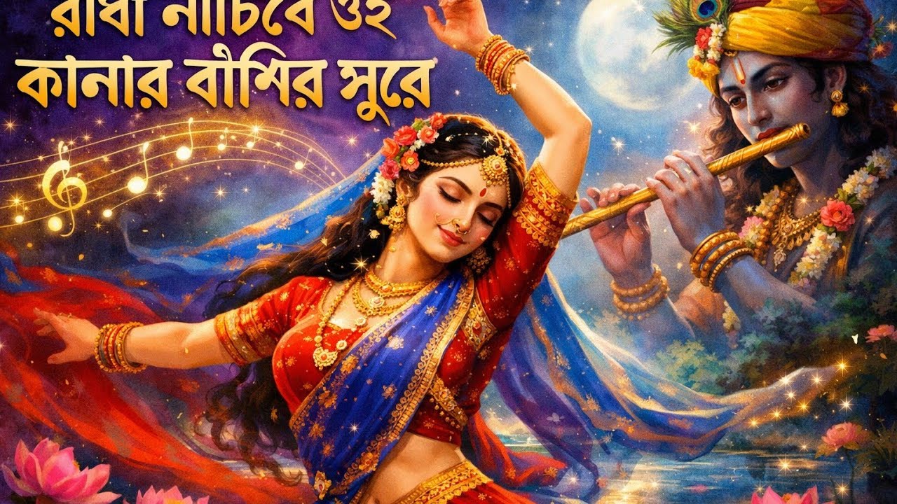 রাধা নাচিবে ওই কালার বাঁশির সুরে | সেরা রাধা কৃষ্ণ ভজন ২০২৬ | Radha Nachibe Oi Kalar . Viral Bhajan