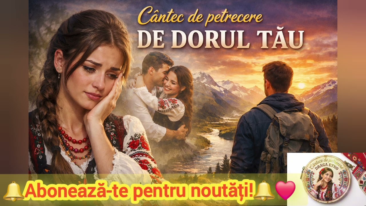 Draga Etno  DE DORUL TĂU  Cantec de petrecere 2026 Abonează-te pentru noutăți!