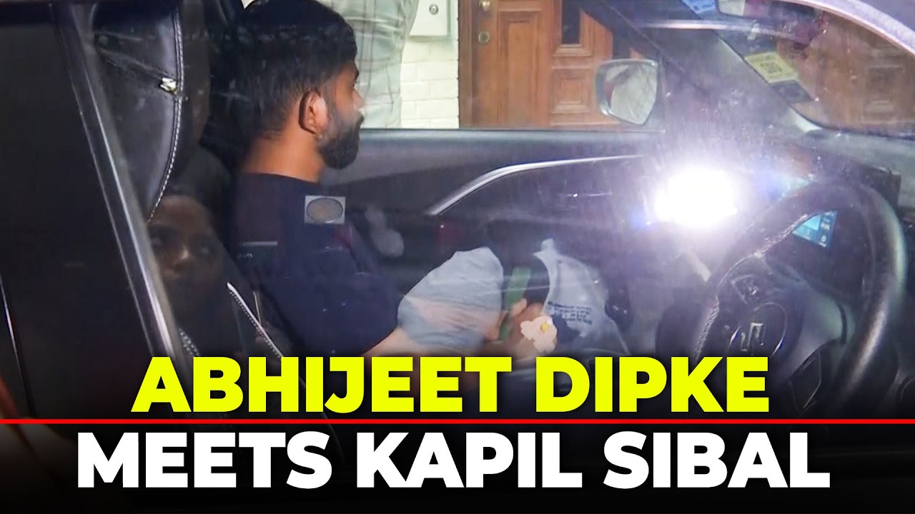 Cockroach Janata Party founder Abhijeet Dipke meets Rajya Sabha MP & senior advocate Kapil Sibal