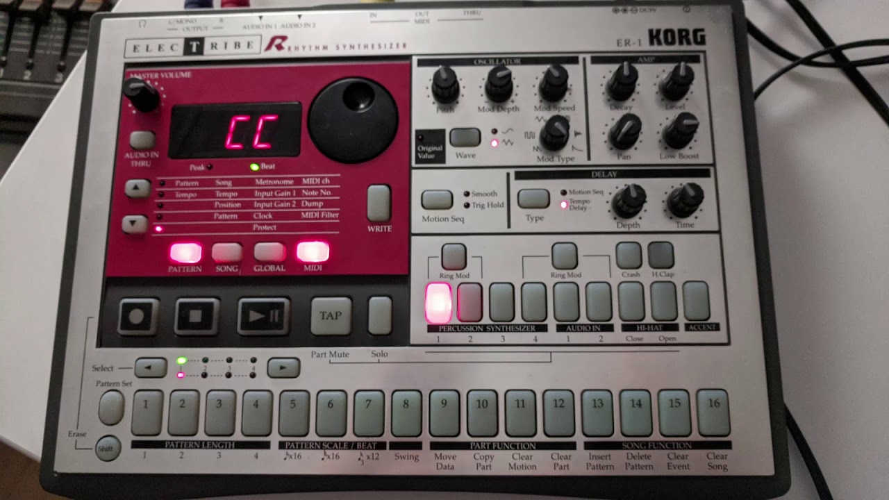 Korg ER-1 Shaman (demo track)