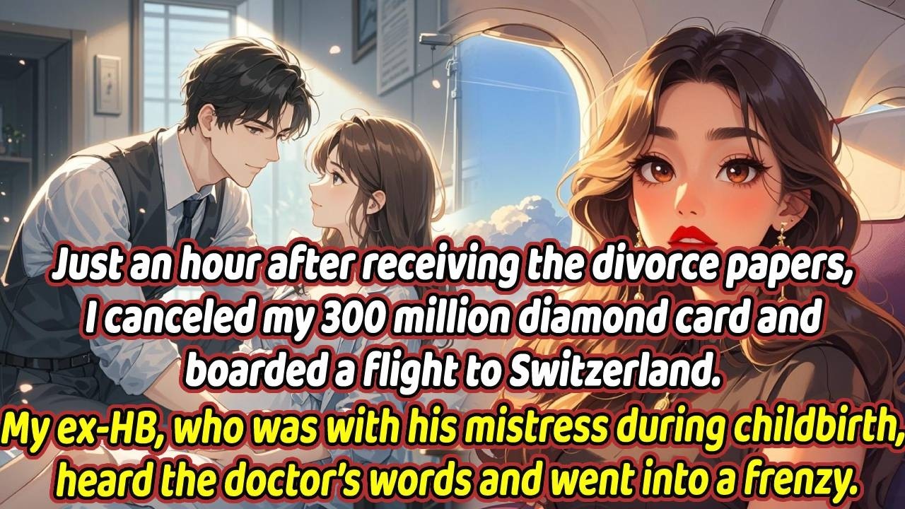 Just an hour after receiving the divorce papers, I canceled my 300 million diamond card ...