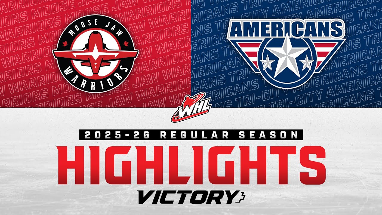 Moose Jaw Warriors at Tri-City Americans 01/10 | WHL Highlights 2025-26