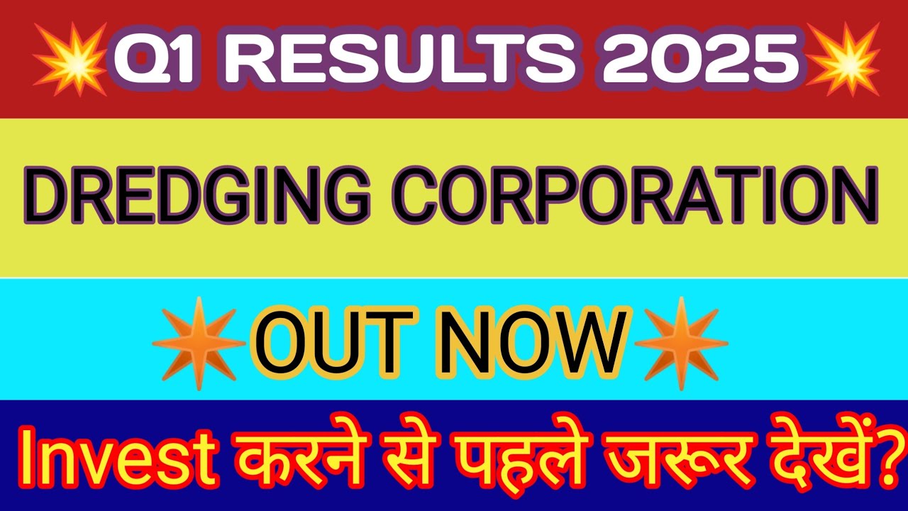 Dredging Corporation Q1 Results 2024 🔴 Dredging Corporation results 🔴 Dredging Corporation of India