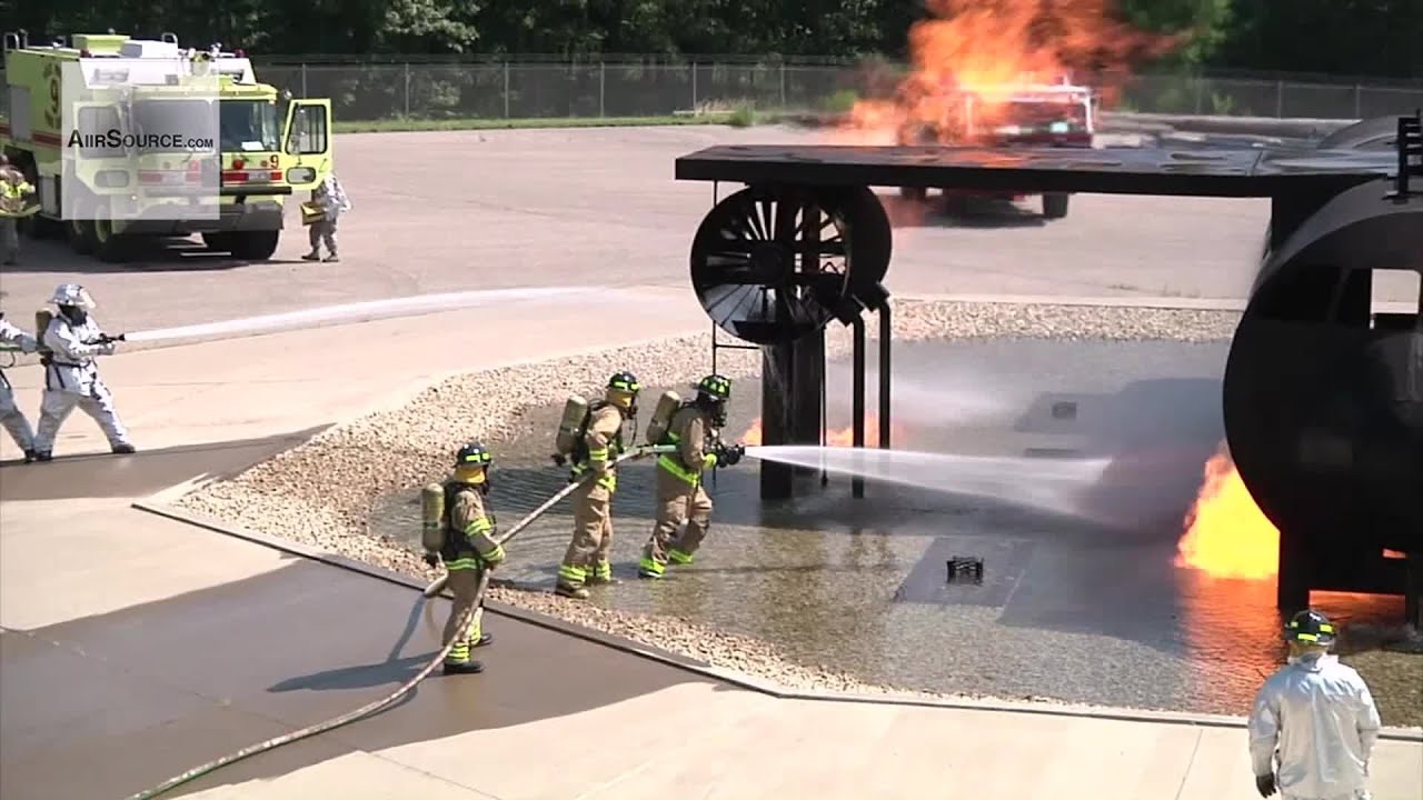 Aircraft Fire Simulation: Joint Firefighter Training - Patriot Exercise 2013
