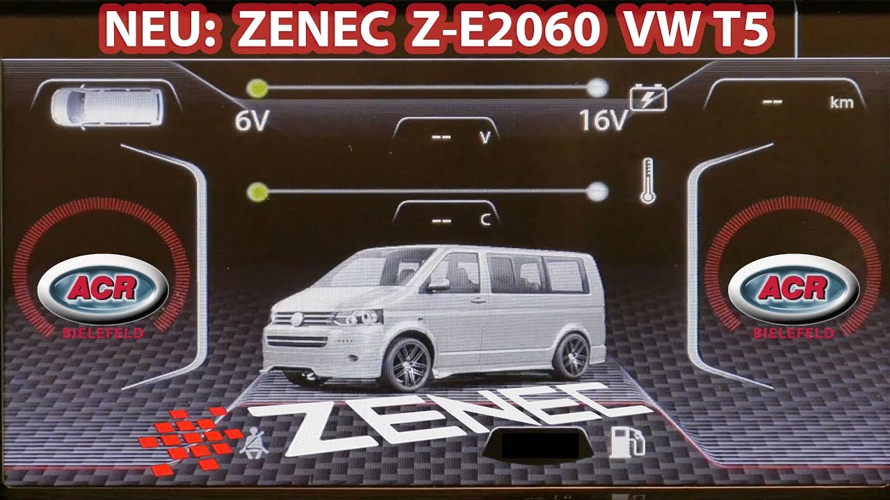 Produktvorstellung Zenec Z-E2060 - Multimedianavigation für VW T5 Multivan