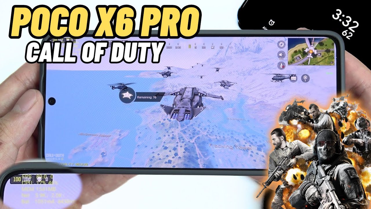 Poco X6 Pro Call of Duty Mobile Gaming test CODM | Dimensity 8300 Ultra, 120Hz Display