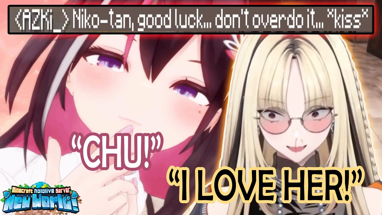 Niko Got a Kiss From Azki, Then She Got VERY EXCITED