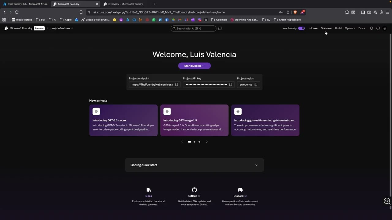 Video 5 Creating and Exploring the rebranded Microsoft Foundry Poral