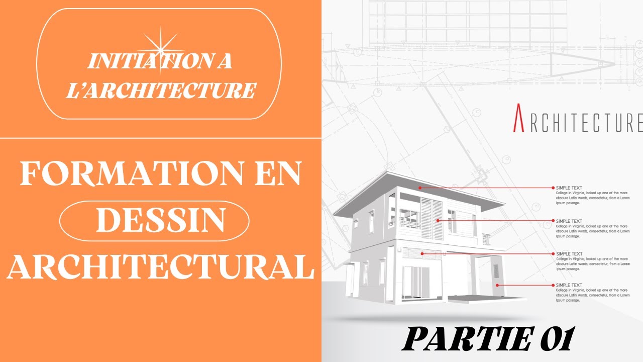 INTRODUCTION FORMATION INITIATION EN ARCHITECTURE DESSIN