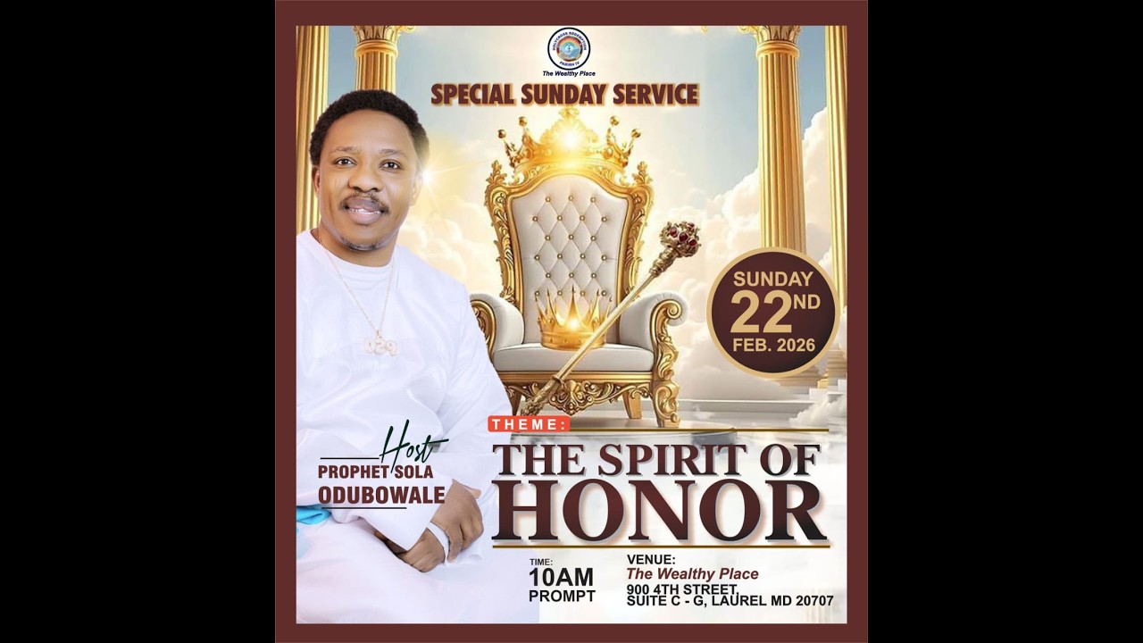 THE SPIRIT OF HONOR (SERMON)